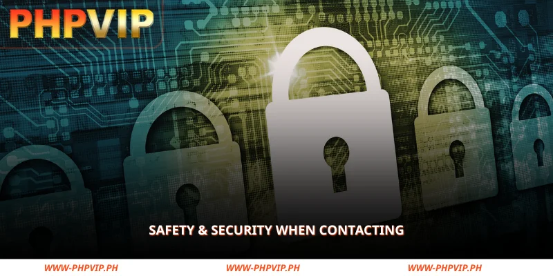 ensure secure communication when getting in touch with our team