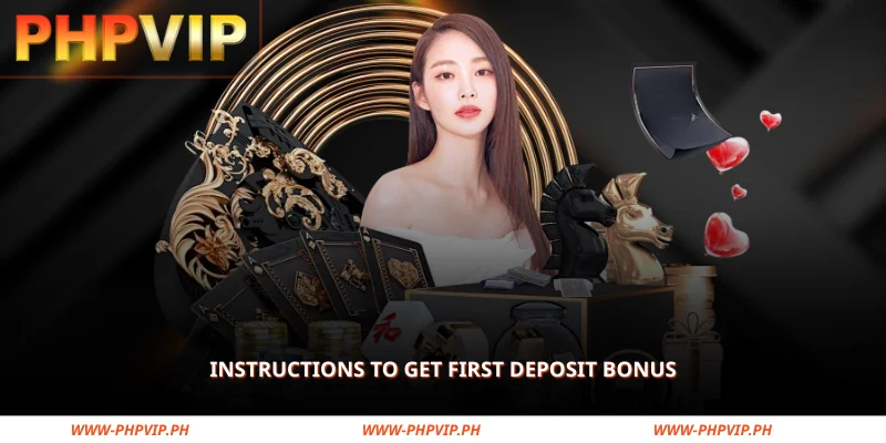 follow these instructions to unlock your first deposit bonus